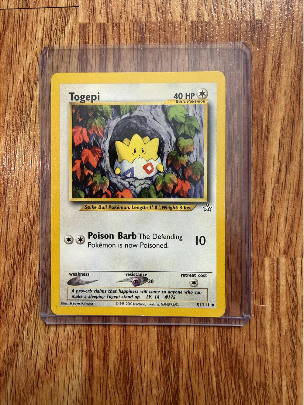 Pokemon  - Single Trading Card - Togepi 51/111 - Normal